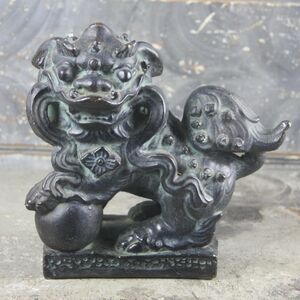 ABCO chipware FOO DOG, Alexander Backer artist, circa 1958, Chinese guardian dog